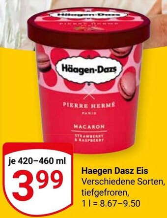 Globus Haegen Dasz Eis 420-460 ml Angebot