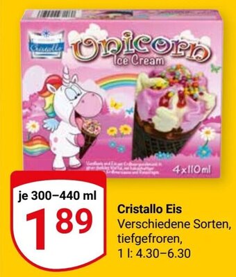 Globus Cristallo Eis 300-440 ml Angebot