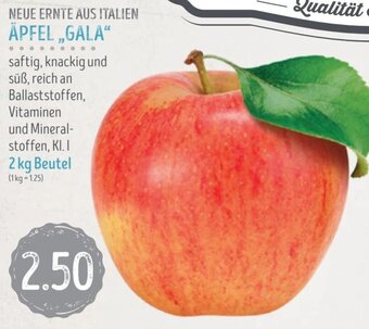 Edeka Struve NEUE ERNTE AUS ITALIEN ÄPFEL „GALA" 2 kg Beutel Angebot