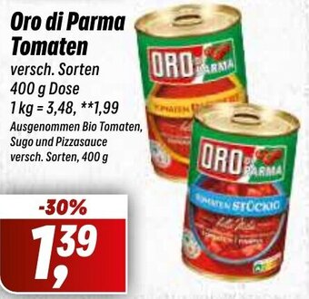 Simmel Oro di Parma Tomaten 400 g Dose Angebot