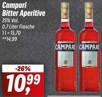 Simmel Campari Bitter Aperitive 0,7 Liter Flasche Angebot