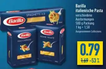 diska Barilla Italienische Pasta 500g Angebot