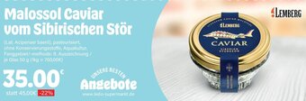 LEDO LEMBERG Malossol Caviar vom Sibirischen Stör Angebot
