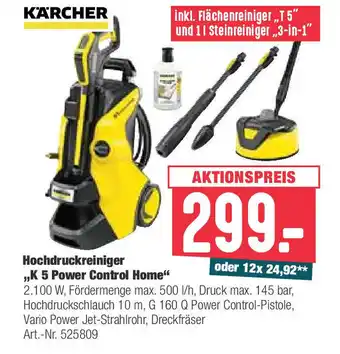 BayWa Karcher Hochdruckreiniger ,, K 5 Power Control Home " Angebot