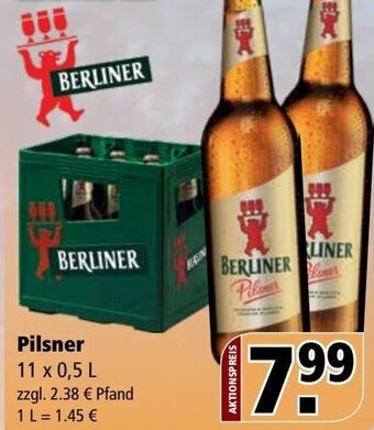 Getränke Rössler BERLINER Pilsner 11x0,5 L Angebot