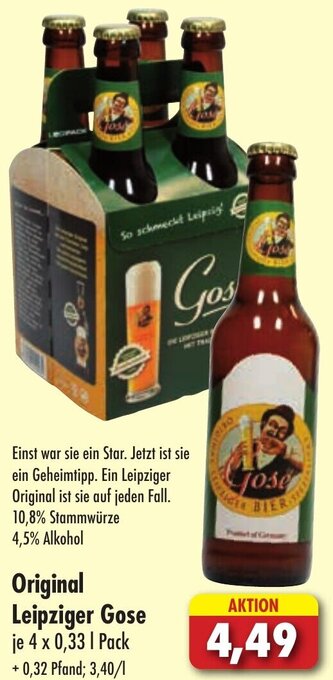 Lösch Depot Original Leipziger Gose 4 x 0,33 | Pack Angebot