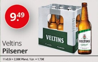 Sagasser Veltins Pilsener 11x0,5 L Angebot