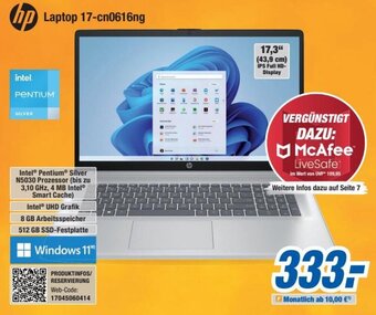 Expert Bening hp Laptop 17-cn0616ng Angebot