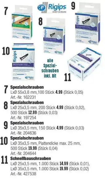 BayWa Spezialschrauben Angebot