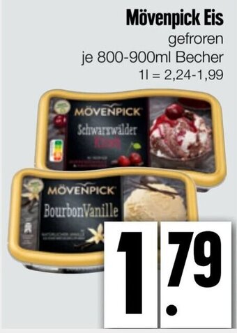 Edeka Xpress Mövenpick Eis 800-900 ml Becher Angebot