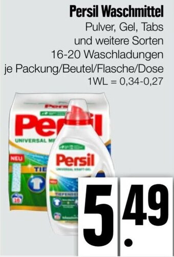 Edeka Xpress Persil Waschmittel 16-20 Waschladungen Angebot