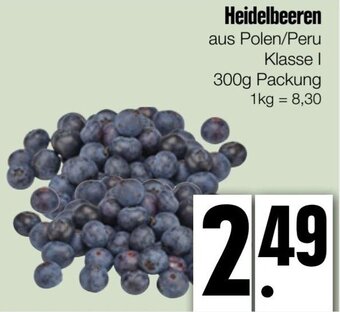 Edeka Xpress Heidelbeeren 300g Packung Angebot