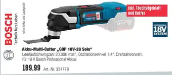 BayWa Bosch Akku Multi Cutter GOP 18V-28 Solo Angebot