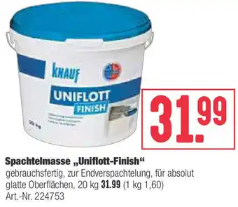 BayWa Spachtelmasse Uniflott Finish Angebot