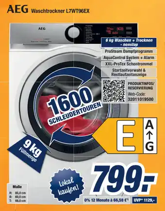 Expert Bening AEG Waschtrocker | L7WT96EX Angebot