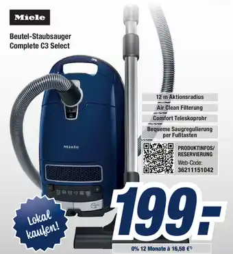 Expert Bening Miele Beutel-Staubsauger Complete | C3 Select Angebot