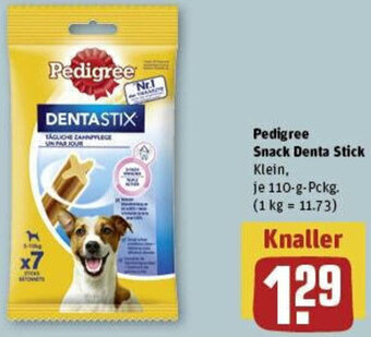 REWE Pedigree Snack Denta Stick 110-g-Pckg. Angebot