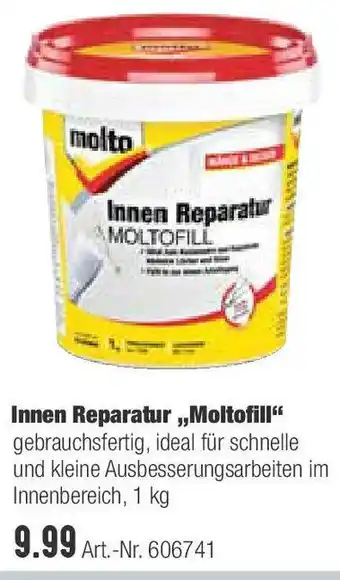 BayWa Innen Reparatur Moltofill Angebot