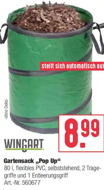 BayWa Gartensack Pop Up Angebot