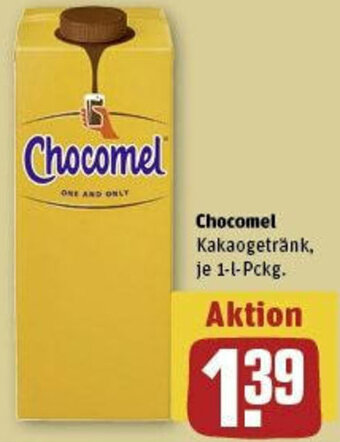 REWE Chocomel Kakaogetränk, 1-l-Pckg. Angebot