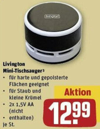 REWE Livington Mini-Tischsauger Angebot