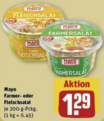 REWE Mayo Farmer- oder Fleischsalat 200 g Pckg. Angebot