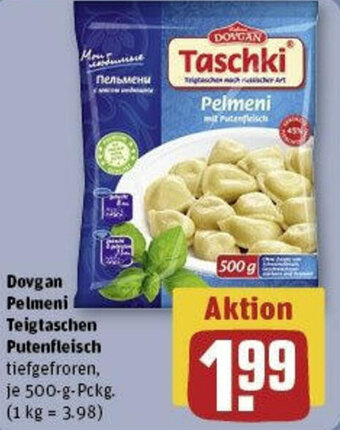 REWE Dovgan Pelmeni Teigtaschen Putenfleisch 500-g-Pckg. Angebot