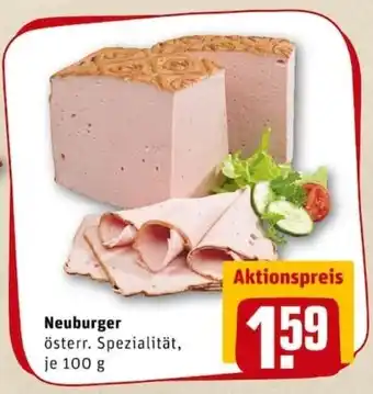 REWE PETZ Neuburger 100g Angebot