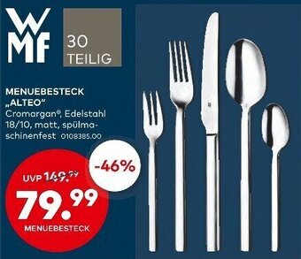 porta WMF MENUEBESTECK ,,ALTEO" Angebot