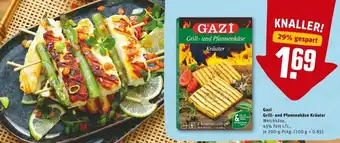 REWE PETZ Gazi Grill und Pfannenkäse Kräuter 200g Angebot