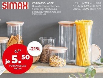 porta SIMAX VORRATSGLÄSER 400 ml Angebot