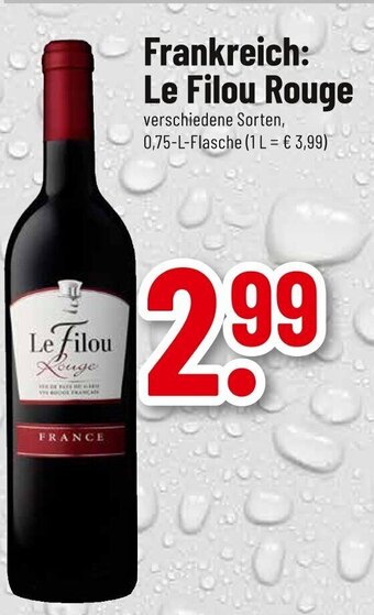 trinkgut Le Filou Rouge 750ml Angebot