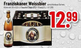 trinkgut Franziskaner Weissbier 20*500ml Angebot