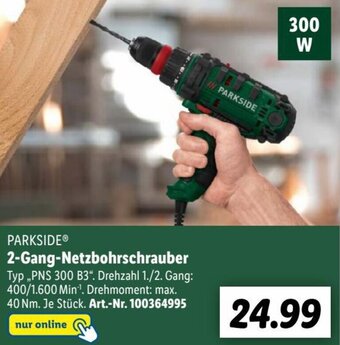 Lidl PARKSIDEⓇ 2-Gang-Netzbohrschrauber Angebot