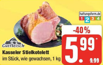 Edeka Gutfleisch Kasseler Stielkotelett 1 kg Angebot