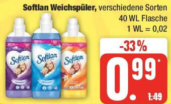 Edeka Softlan Weichspüler 40 WL Flasche Angebot