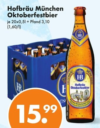 Trink und Spare Hofbräu München Oktoberfestbier 20*500ml Angebot