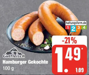 Edeka Gutfleisch Hamburger Gekochte 100 g Angebot