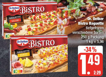 Edeka Dr. Oetker Bistro Baguette 250 g Packung Angebot