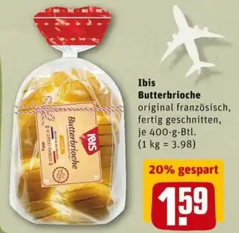 REWE PETZ Ibis Butterbrioche 400g Angebot