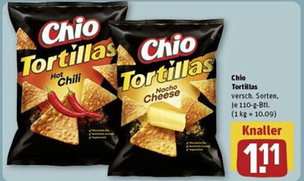 REWE Chio Tortillas 110-g-Btl. Angebot