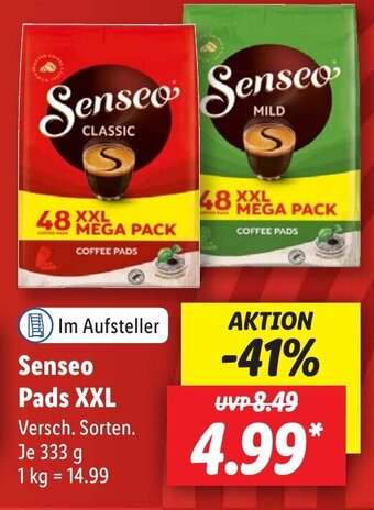 Lidl Senseo Pads XXL 333 g Angebot