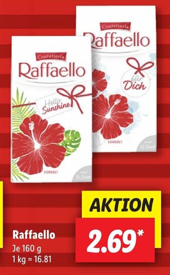 Lidl Raffaello 160 g Angebot