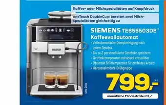 Euronics XXL Siemens TE655503DE Kaffeevollautomat Angebot