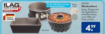 Aldi Süd CROFTON Kleinbackform Angebot