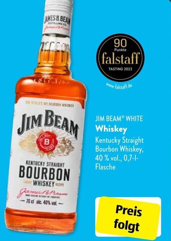 Aldi Süd JIM BEAMⓇ WHITE Whiskey 0,7-L-Flasche Angebot