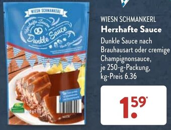 Aldi Süd WIESN SCHMANKERL Herzhafte Sauce 250 g Packung Angebot