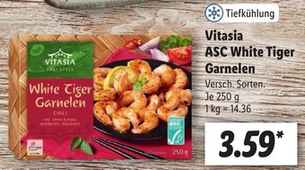 Lidl Vitasia ASC White Tiger Garnelen 250 g Angebot