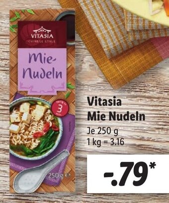Lidl Vitasia Mie Nudeln 250 g Angebot
