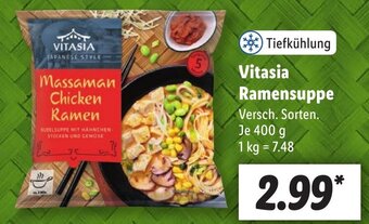 Lidl Vitasia Ramensuppe 400 g Angebot